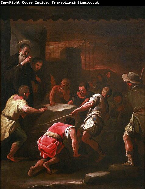 Luca Giordano A miracle by Saint Benedict